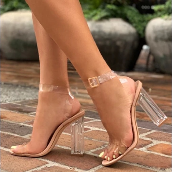 Fashion Nova Shoes - Fashion Nova The Glass Slipper-Transparent-NWOT